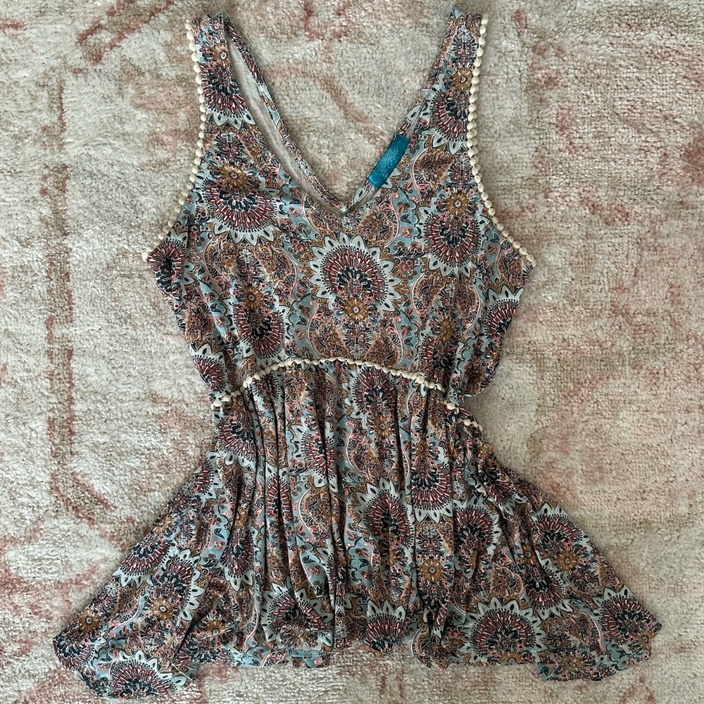 Flowy Paisley Top
